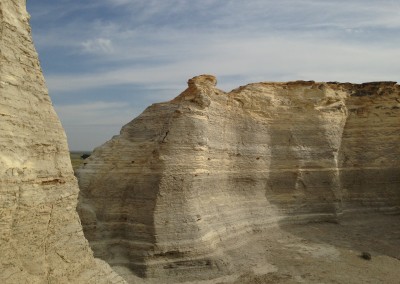 Rock formations at Monument Rocks, KS, USA, photographs by Johnna M. Gale