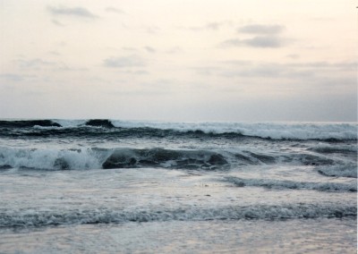 Ocean surf in Southern California, photograph by Johnna M. Gale